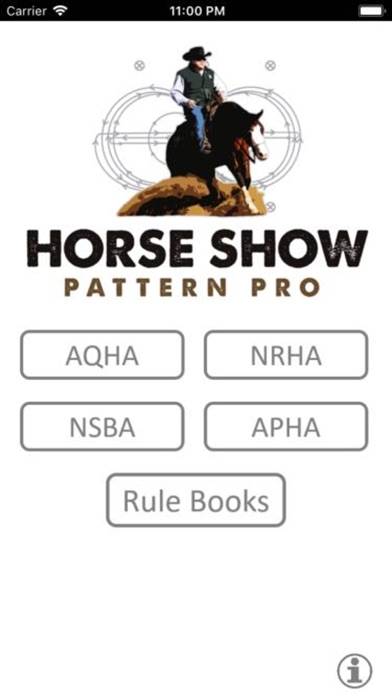 Horse Show Pattern Pro App-Screenshot #1