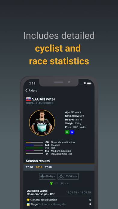 Cycling Fantasy Captura de pantalla de la aplicación #5