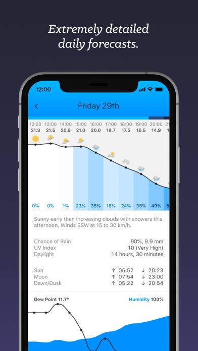 Snowflake Weather Schermata dell'app #2