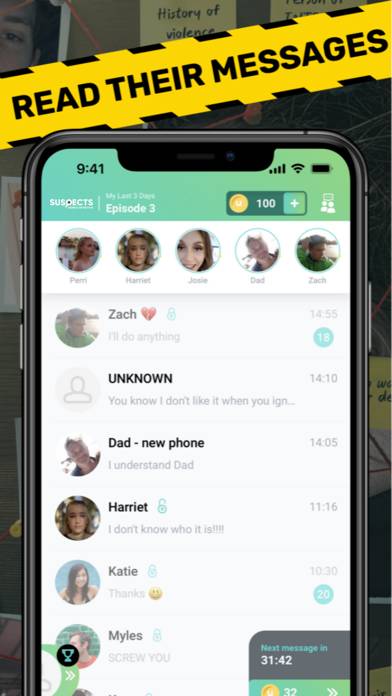 Suspects: Mobile Detective skärmdump av spelet