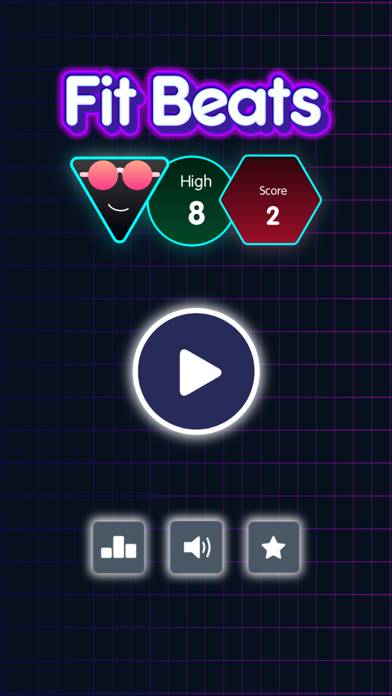 Fit Beats－EDM Beat Music game Capture d'écran de l'application #1