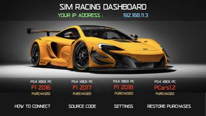 Sim Racing Dashboard captura de pantalla #2
