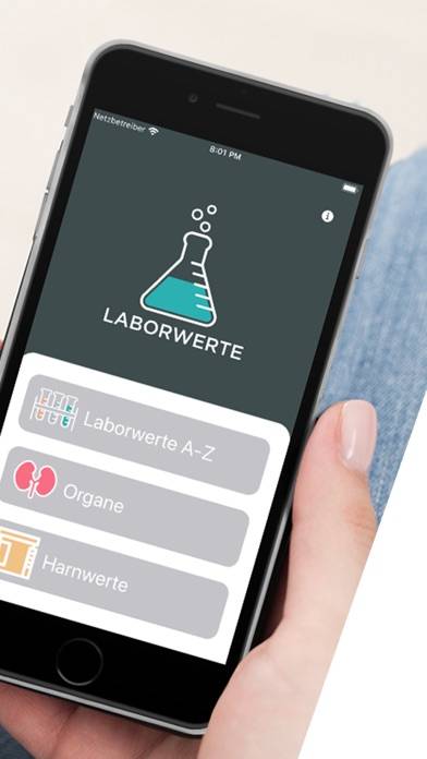 Laborwerte Pro App-Screenshot