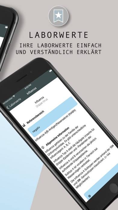 Laborwerte Pro App-Screenshot