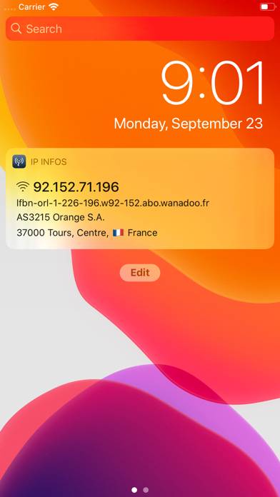 IP Infos App screenshot