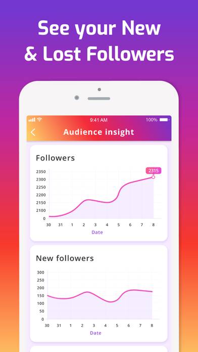 IMetric Tracker for Instagram Schermata dell'app #3