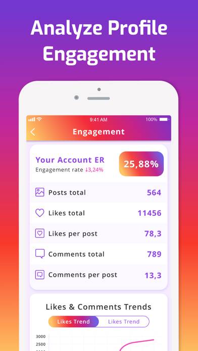 IMetric Tracker for Instagram Schermata dell'app #6