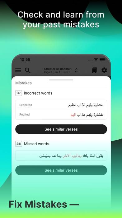 Tarteel: Quran Memorization Capture d'écran de l'application #3