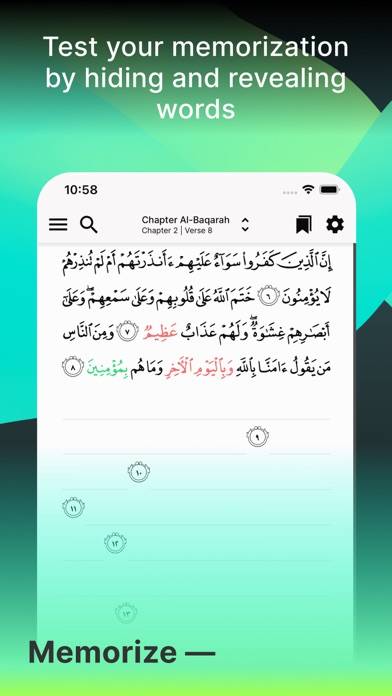 Tarteel: Quran Memorization Capture d'écran de l'application #4