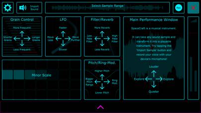 SpaceCraft Granular Synth Captura de pantalla de la aplicación #5