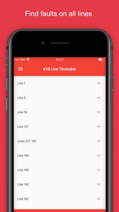 KVB Live Timetable App-Screenshot #5