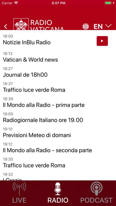 Radio Vaticana App-Screenshot #3