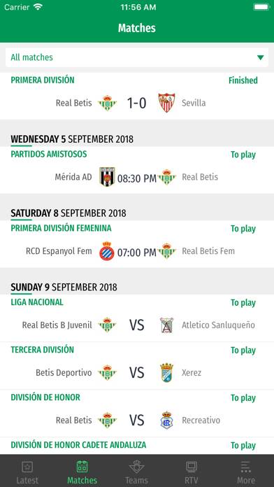 Real Betis Balompié App screenshot #2