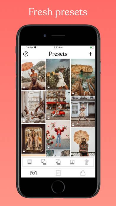 Tezza: Aesthetic Photo Editor Скриншот