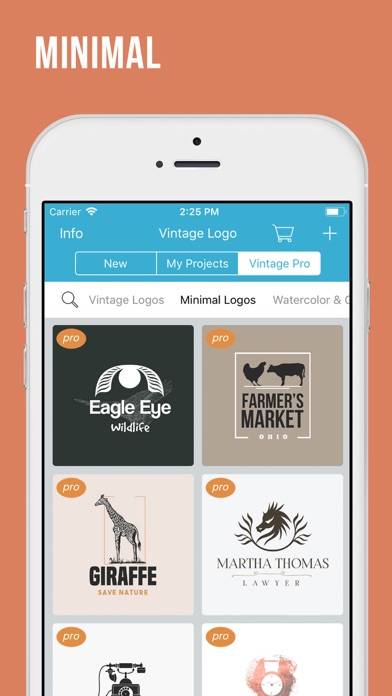 Logo Maker: Vintage Design Schermata dell'app #6