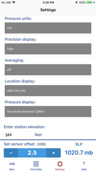 Barographe Maritime Capture d'écran de l'application #4