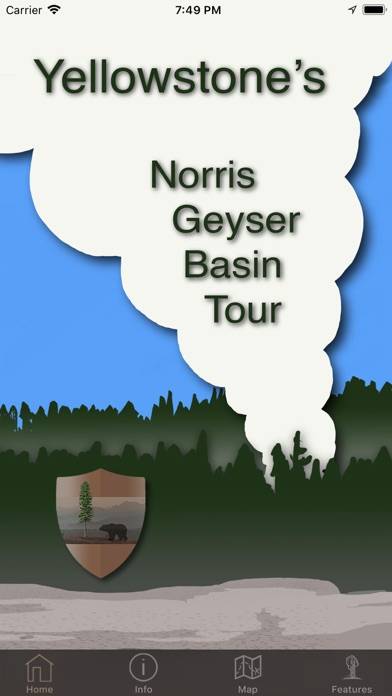Yellowstone Geysers App screenshot #1