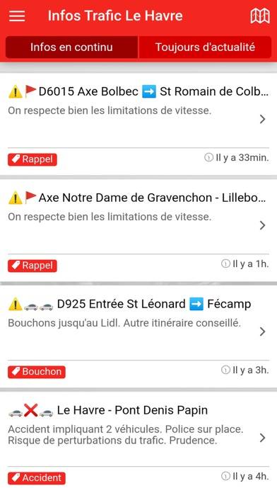 Infos Trafic Le Havre L'appli capture d'écran