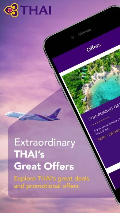 Thai Airways App skärmdump #3