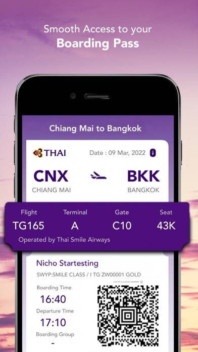 Thai Airways App skärmdump #6