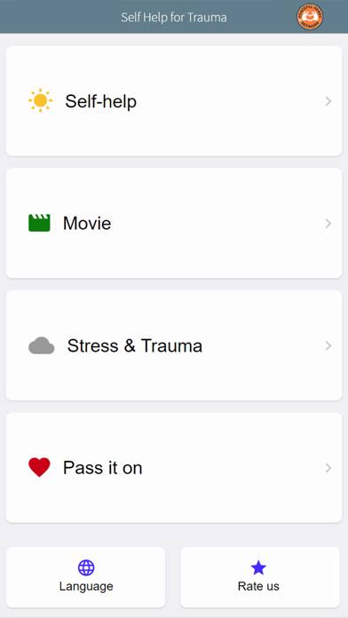 Self Help for Trauma App screenshot #3