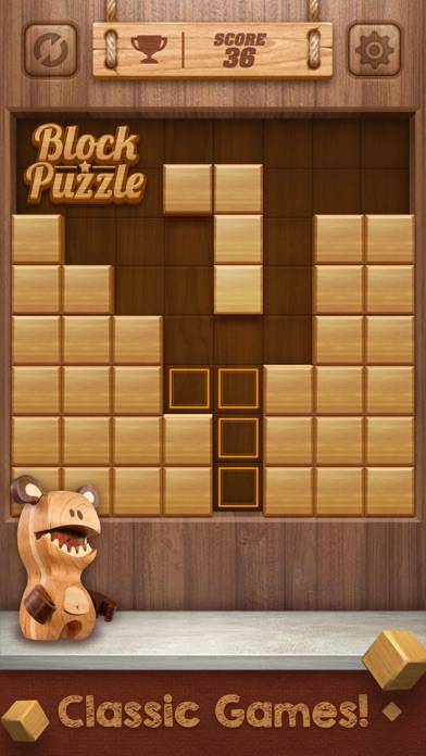 Wood Cube Puzzle App screenshot #1