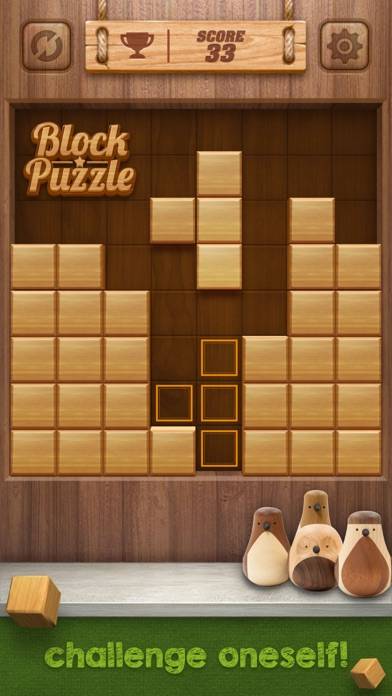 Wood Cube Puzzle Captura de pantalla de la aplicación #2