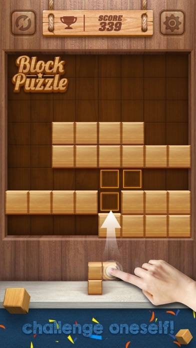 Wood Cube Puzzle Скриншот приложения #3