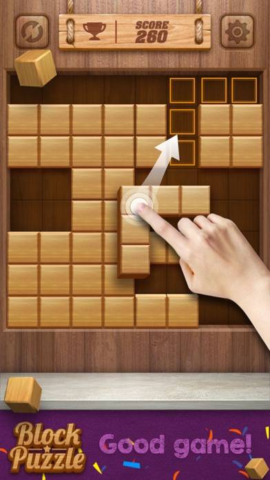 Wood Cube Puzzle Скриншот приложения #4