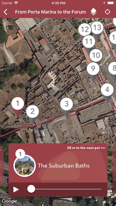 Planet Pompeii Audioguide PRO Captura de pantalla de la aplicación #2