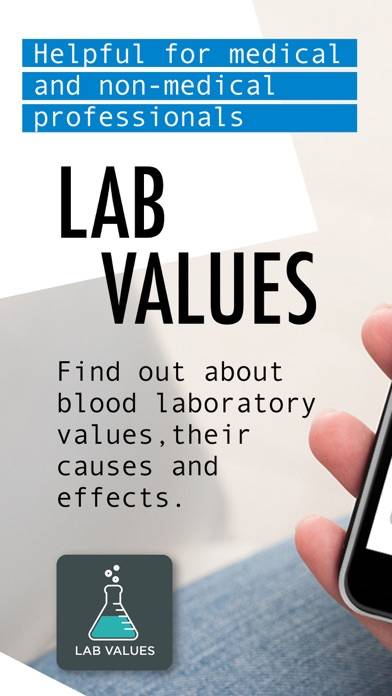 Lab Values Pro Schermata dell'app #1