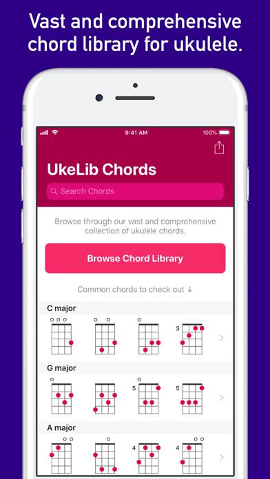 UkeLib Chords Pro App-Screenshot #1