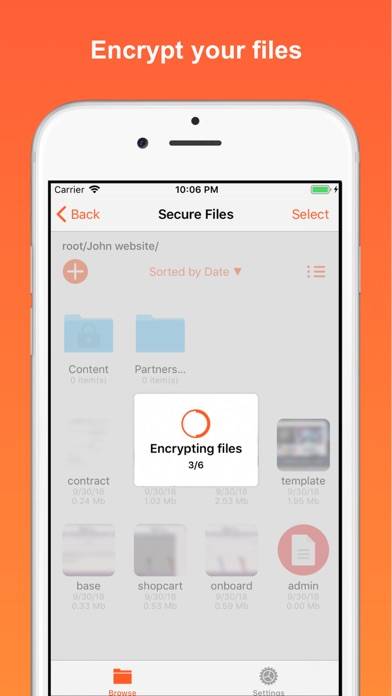 Secure Files App-Screenshot #3