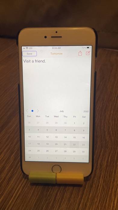 MemoPlan App skärmdump