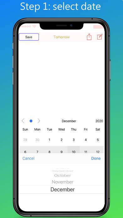 MemoPlan App skärmdump