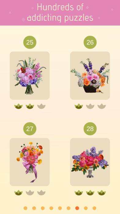 Flower Puzzles: New Brain Game Schermata dell'app #3