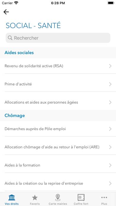 Mes démarches administratives Capture d'écran de l'application #1