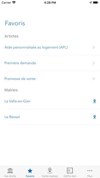 Mes démarches administratives Capture d'écran de l'application #4