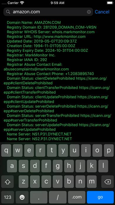 Whois App screenshot