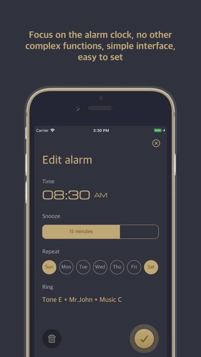 Relax Alarm-Voice time clock App skärmdump