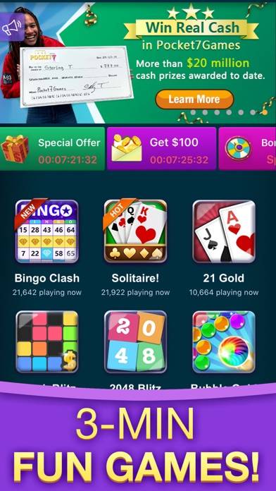 Pocket7Games: Win Cash App screenshot #5