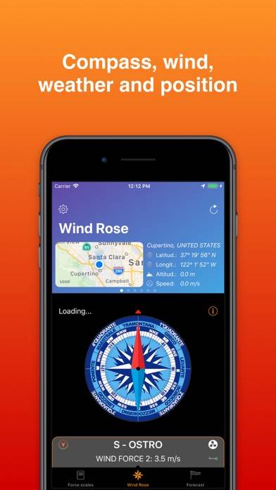 IWindRose² Schermata dell'app #1