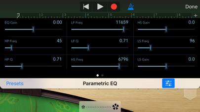 Parametric Equalizer Capture d'écran de l'application #3