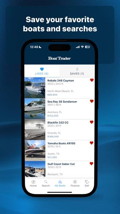 Boat Trader App screenshot