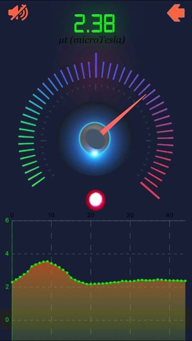 Metal Detector & Magnetometer Captura de pantalla de la aplicación #1