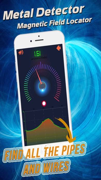 Metal Detector & Magnetometer Schermata dell'app #3