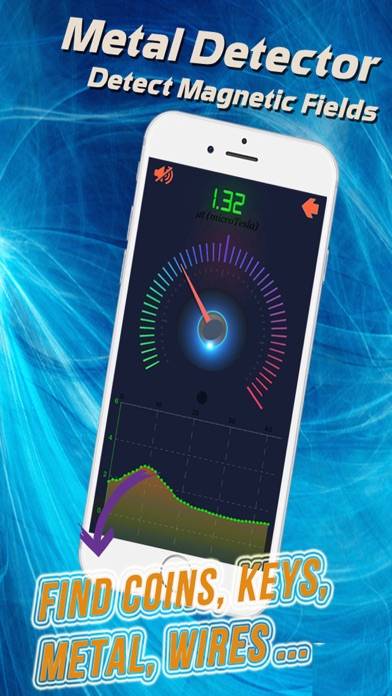 Metal Detector & Magnetometer Captura de pantalla de la aplicación #4