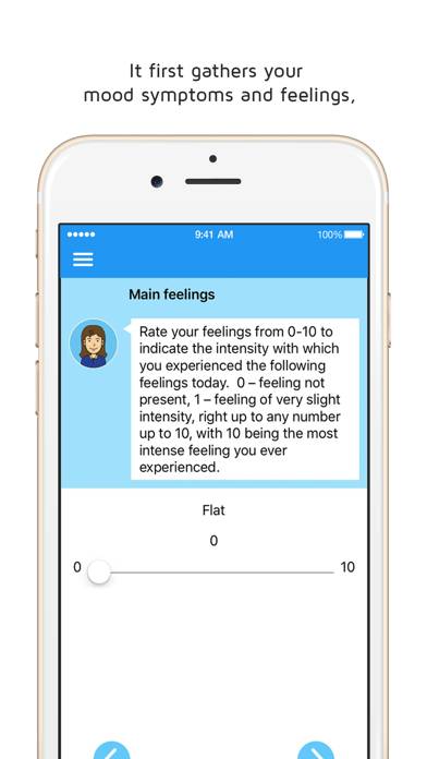 Mood Vue App screenshot