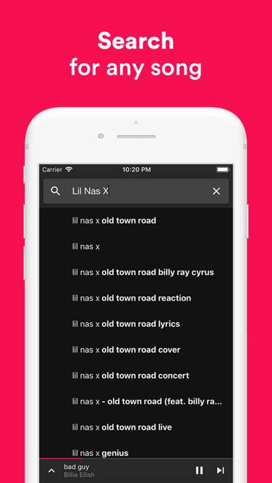 Music Player ‣ Capture d'écran de l'application #3