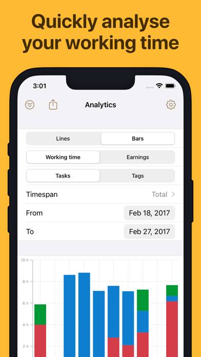 WorkingHours • Time Tracking App screenshot #5